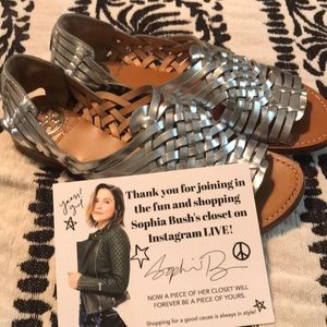Tory Burch huaraches preowned by Sophia Bush